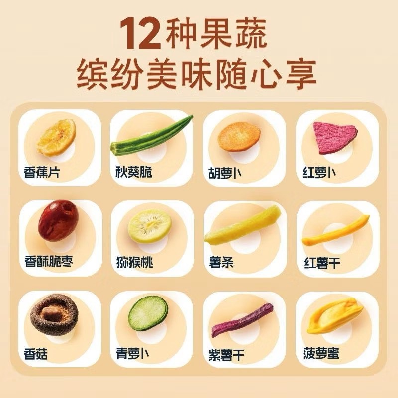 【12種】什錦果蔬脆